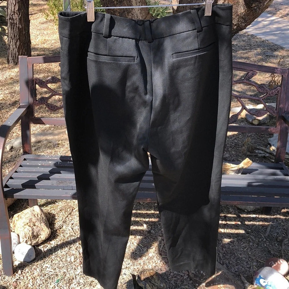 7th Ave NY company Black Capri with Zipper Ankle Size 12 - Picture 4 of 5